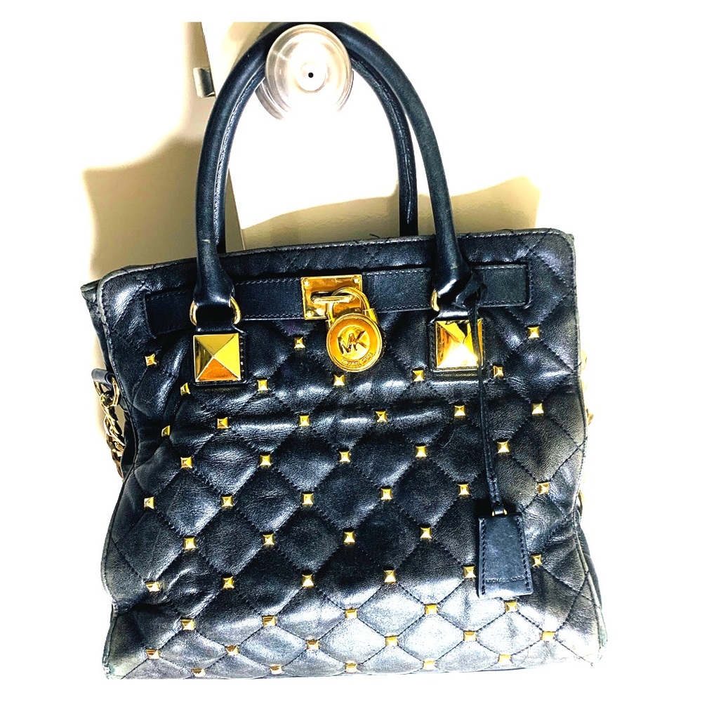 Michael Kor Holiday Edition Black Studded Hamilton